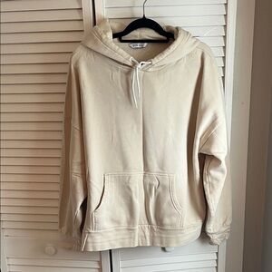 DSG Cream Hoodie with Drawstring